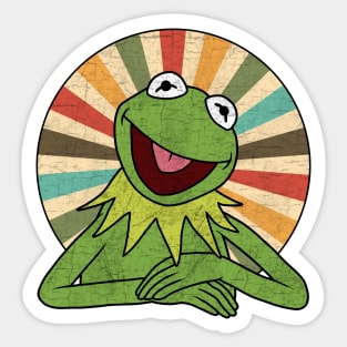 Vintage Kermit The Frog Sticker